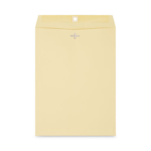 Kraft Clasp Envelope, #10 1/2, Square Flap, Clasp/gummed Closure, 9 X 12, Brown Kraft, 100/box