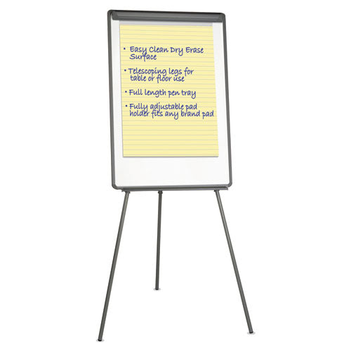 Dry Erase Board With Tripod Easel, 29