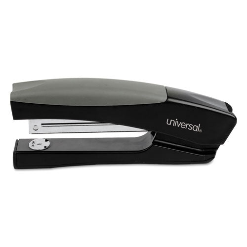 Stand-up Full Strip Stapler, 20-sheet Capacity, Black/gray