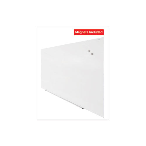 Frameless Magnetic Glass Marker Board, 72