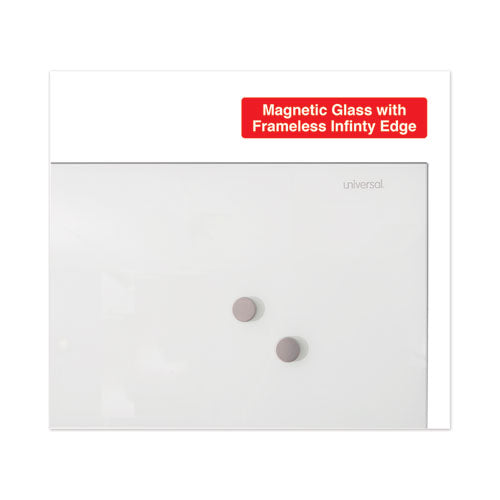 Frameless Magnetic Glass Marker Board, 72