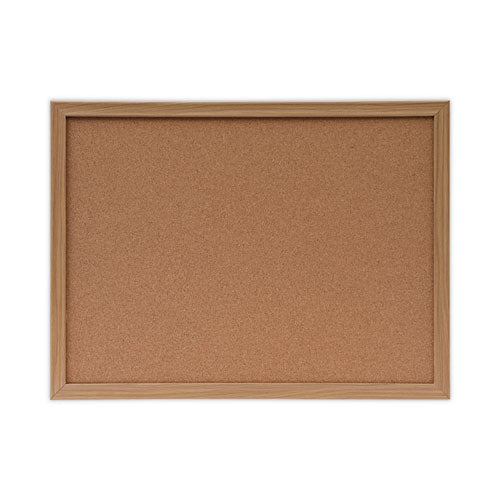 Cork Board With Oak Style Frame, 24