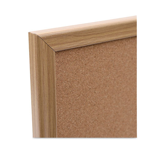 Cork Board With Oak Style Frame, 24