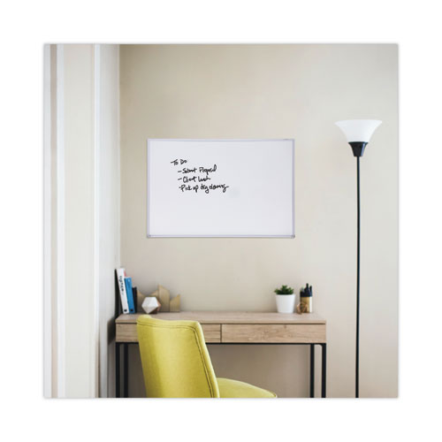 Melamine Dry Erase Board With Aluminum Frame, 36