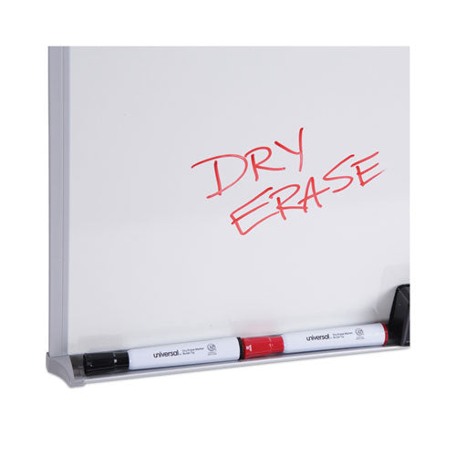 Melamine Dry Erase Board With Aluminum Frame, 48