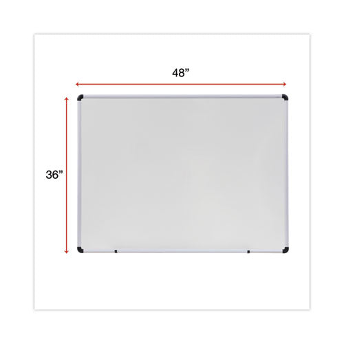 Modern Melamine Dry Erase Board With Aluminum Frame, 48