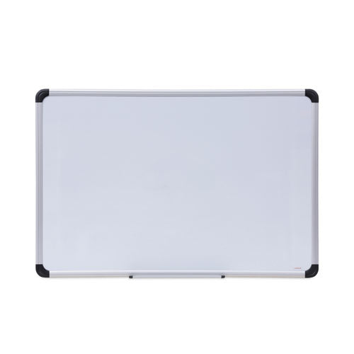 Magnetic Steel Dry Erase Marker Board, 36" X 24", White Surface, Satin Aluminum Frame