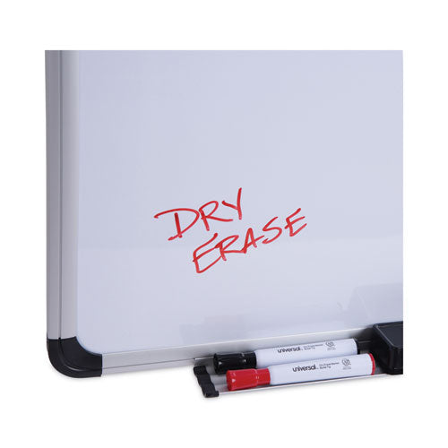 Deluxe Porcelain Magnetic Dry Erase Board, 48