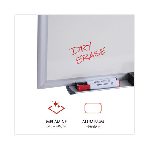 Deluxe Melamine Dry Erase Board, 48