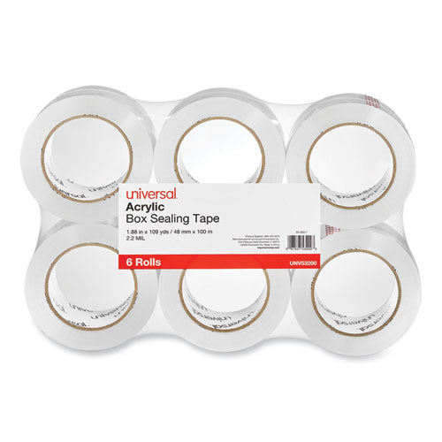 Deluxe General-purpose Acrylic Box Sealing Tape, 2 Mil, 3