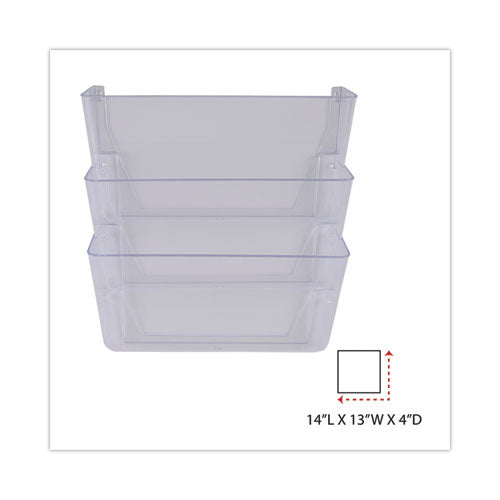 Wall Files, 3 Sections, Letter Size, 13