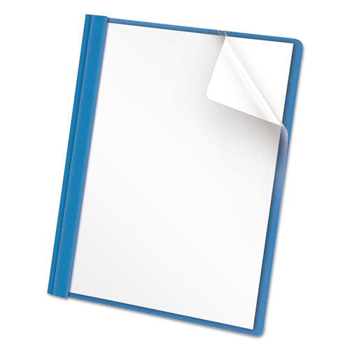 Clear Front Report Cover, Prong Fastener, 0.5