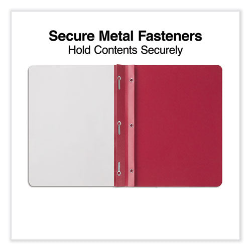 Clear Front Report Cover, Prong Fastener, 0.5