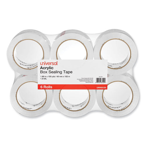 Deluxe General-purpose Acrylic Box Sealing Tape, 1.7 Mil, 3