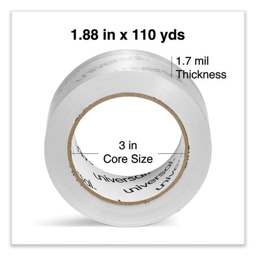 Deluxe General-purpose Acrylic Box Sealing Tape, 1.7 Mil, 3