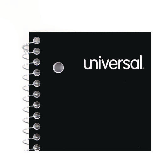 Wirebound Notebook, 1-subject, Quadrille Rule (4 Sq/in), Assorted Cover Colors, (70) 10.5 X 8 Sheets, 4/pack