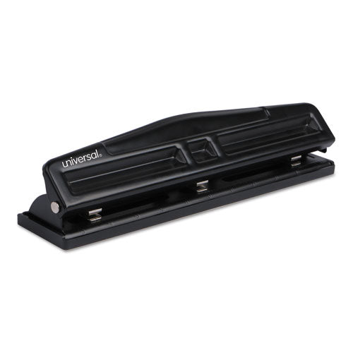 12-sheet Deluxe Two- And Three-hole Adjustable Punch, 9/32