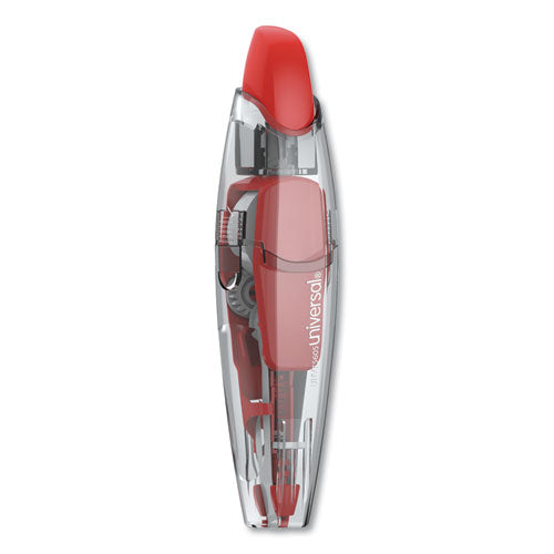 Retractable Pen Style Correction Tape, Transparent Gray/red Applicator, 0.2