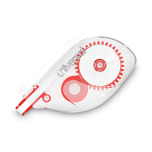 Side-application Correction Tape, Transparent Gray/red Applicator, 0.2