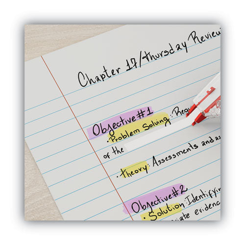 Side-application Correction Tape, Transparent Gray/red Applicator, 0.2