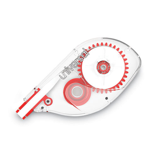 Side-application Correction Tape, Transparent Red Applicator, 0.2