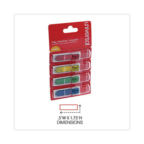 Deluxe Message Arrow Flags, 