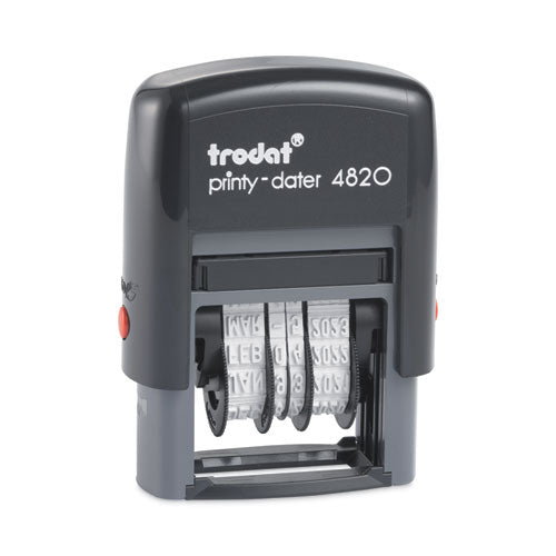 Printy Economy Date Stamp, Self-inking, 1.63