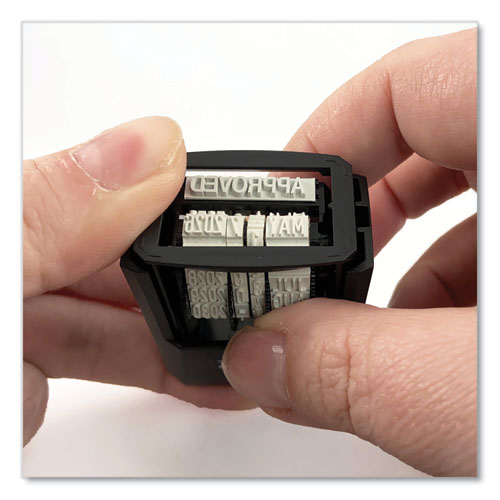 Printy Economy Micro 5-in-1 Date Stamp, Self-inking, 1