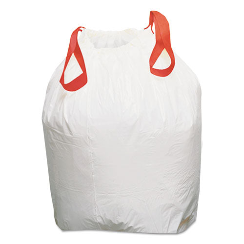 Heavy-duty Trash Bags, Drawstring, 13 Gal, 24.5