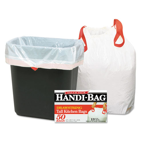 Drawstring Kitchen Bags, 13 Gal, 24