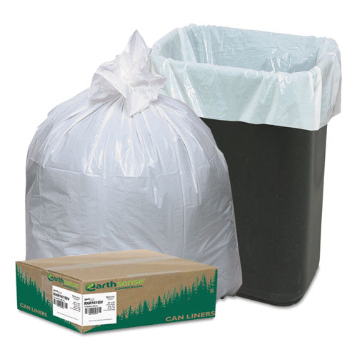 Linear-low-density Recycled Tall Kitchen Bags, Open-face, 13 Gal, 24
