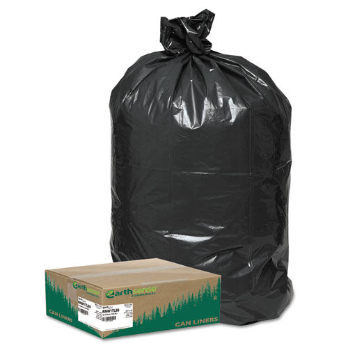Linear Low Density Large Trash And Yard Bags, Open-face, 33 Gal, 0.9 Mil, 32.5