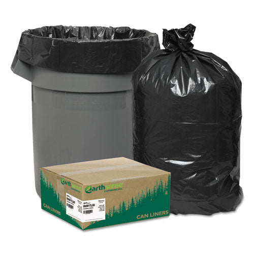 Linear Low Density Large Trash And Yard Bags, Open-face, 33 Gal, 0.9 Mil, 32.5