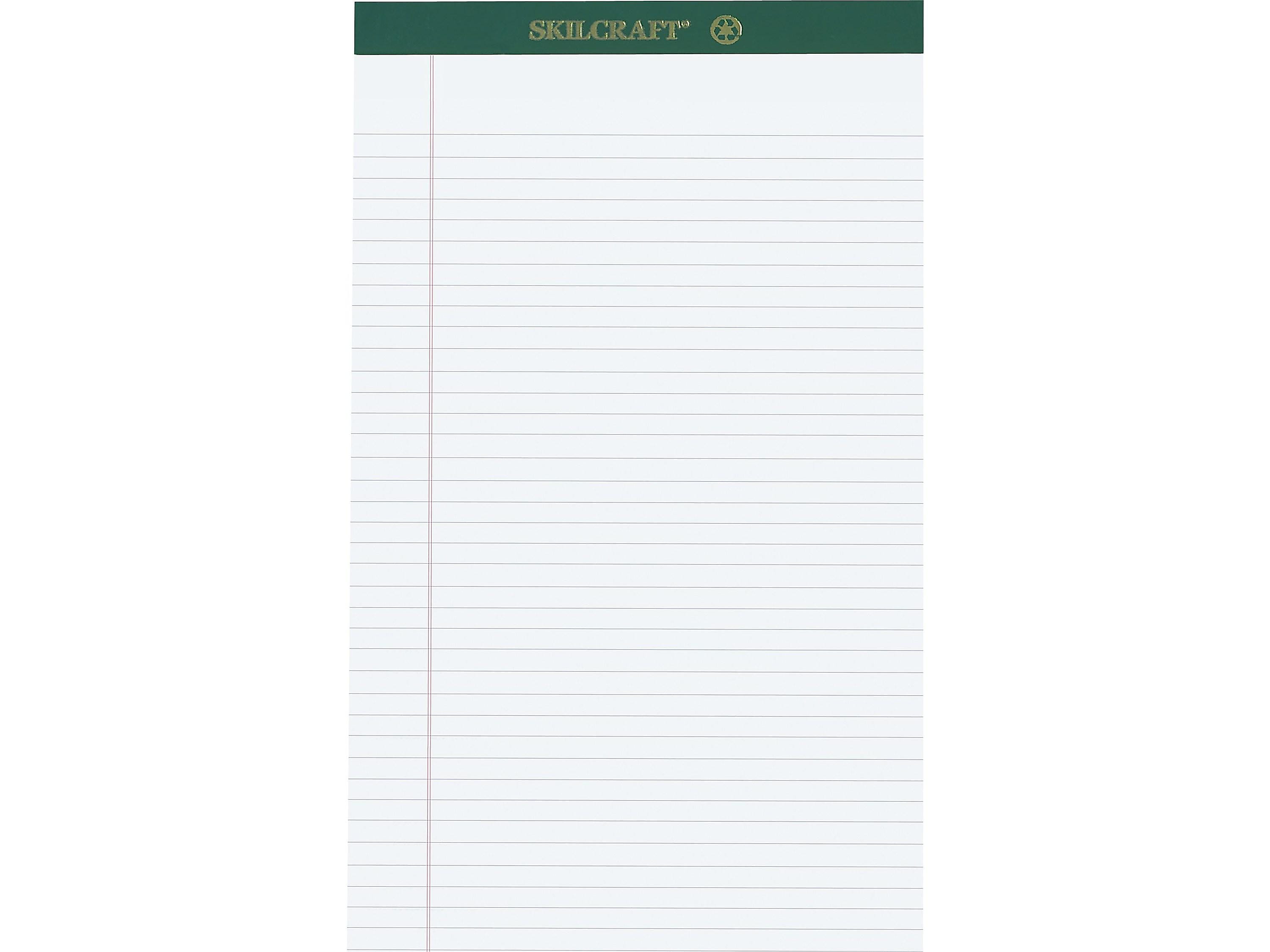 AbilityOne SkilCraft Notepad, 8.5
