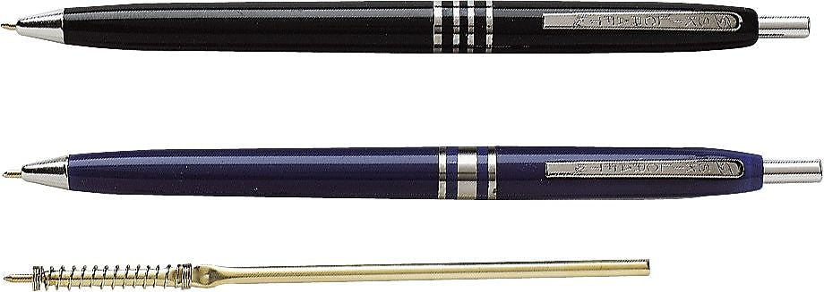 AbilityOne SkilCraft U.S. Government Retractable Ballpoint Pen, Medium Point, 1.0mm, Black Ink, 12/Pack