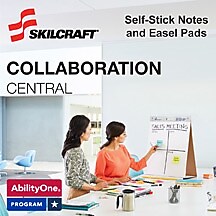 AbilityOne Skilcraft Wall Easel Pad, 25