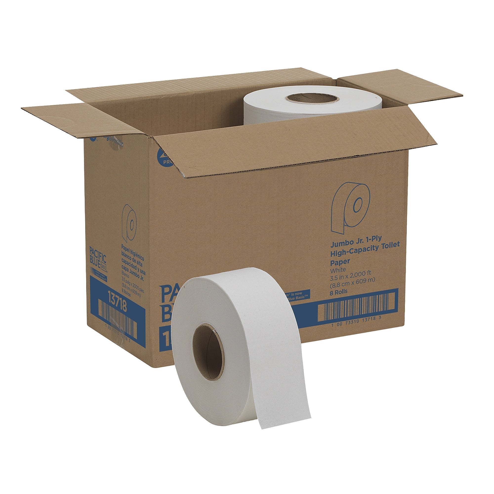 Acclaim® 1-Ply Jumbo Jr. Toilet Paper by GP PRO, White, 2000' Per Roll, 8 Rolls/Case