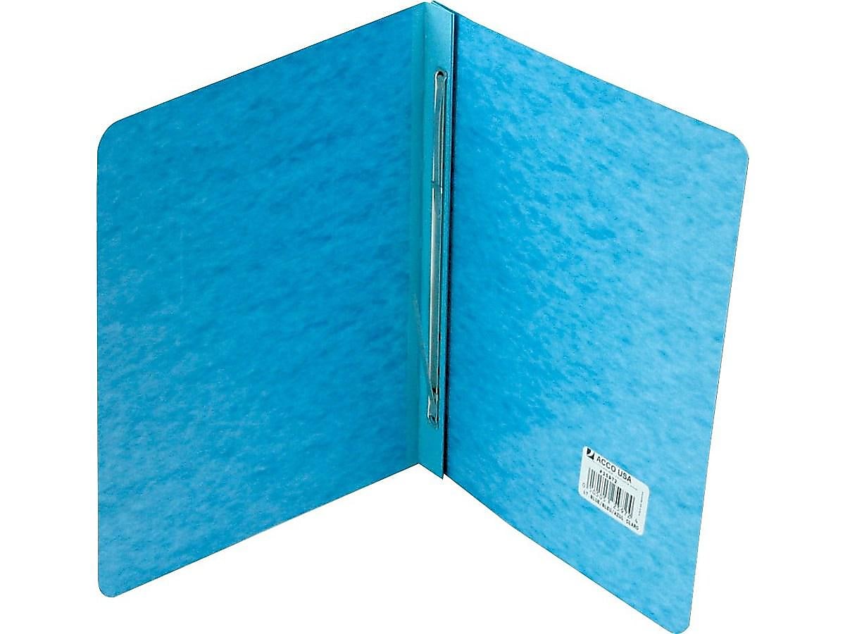 ACCO 2-Prong Report Cover, Letter Size, Light Blue