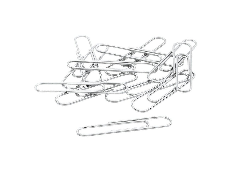 ACCO Economy #1 Paper Clips, Silver, 100/Box