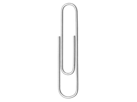 ACCO Economy #1 Paper Clips, Silver, 100/Box