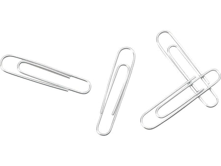 ACCO Economy #3 Paper Clips, Silver, 100 Clips/Pack, 10/Pack