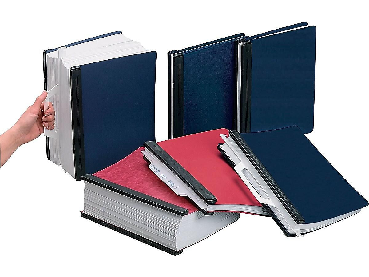 ACCO Expandable Non-View Post Hanging Data Binder, Red