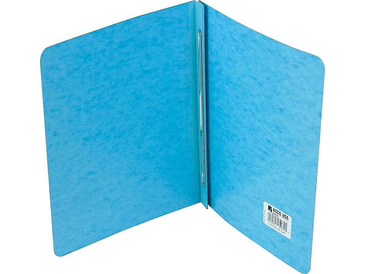 ACCO PRESSTEX 2-Prong Report Cover, Letter, Light Blue