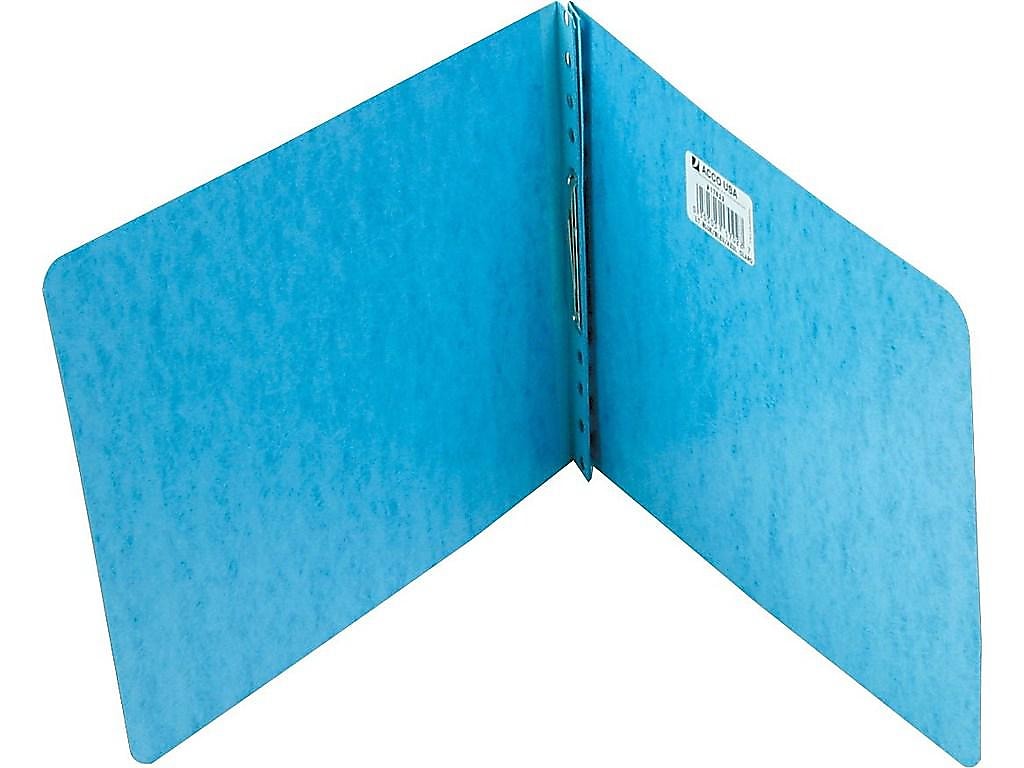 ACCO PRESSTEX 2-Prong Report Cover, Letter, Light Blue