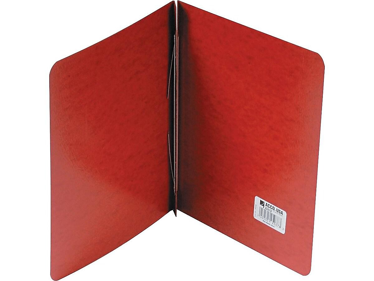 ACCO PRESSTEX 2-Prong Report Cover, Letter, Red