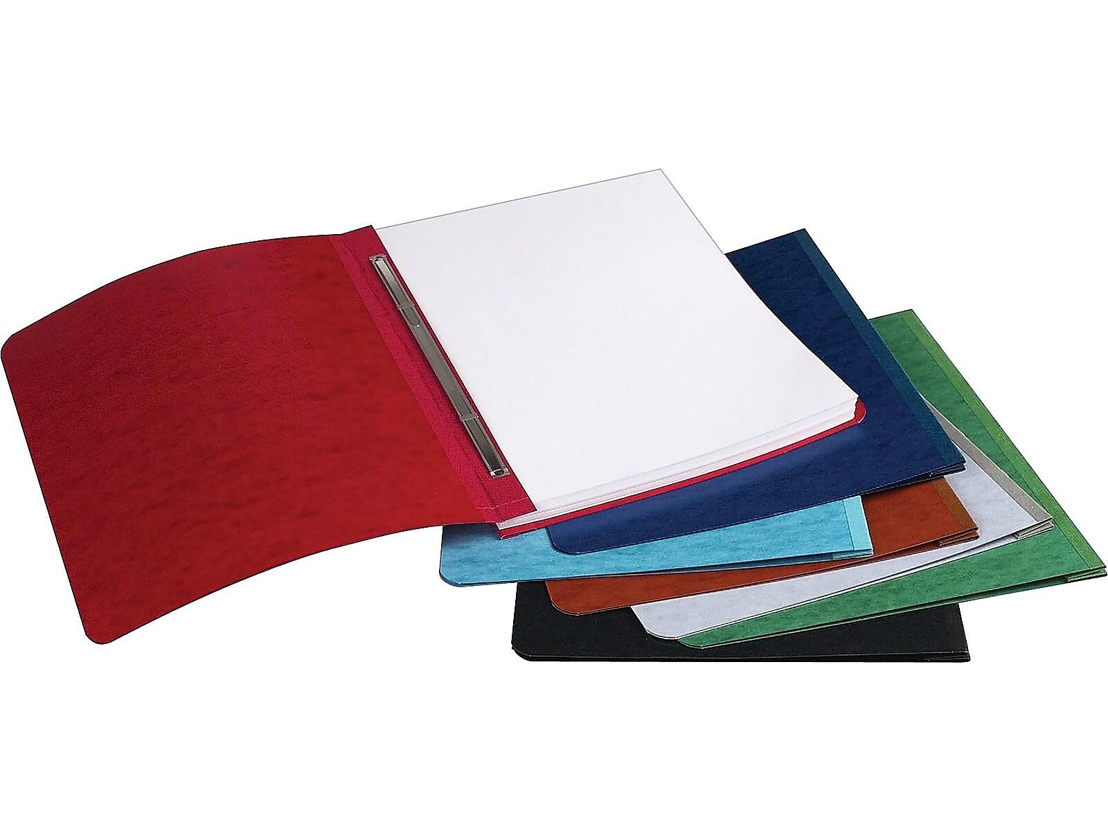 ACCO PRESSTEX 2-Prong Report Cover, Letter, Red