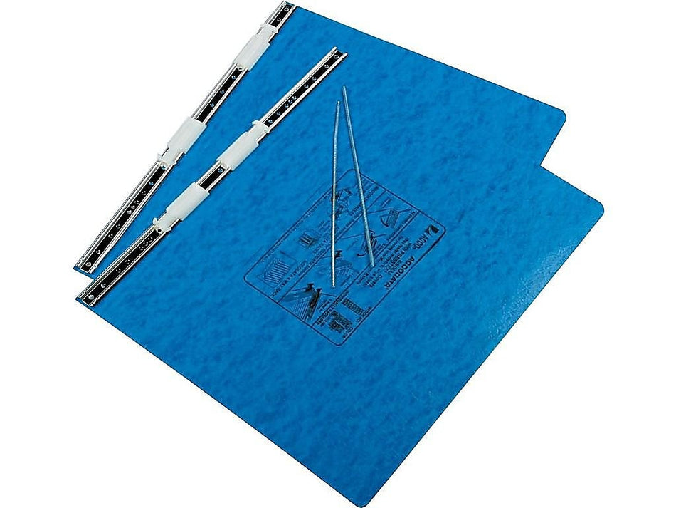 ACCO Presstex 6" Ringless Hanging Binder, Light Blue