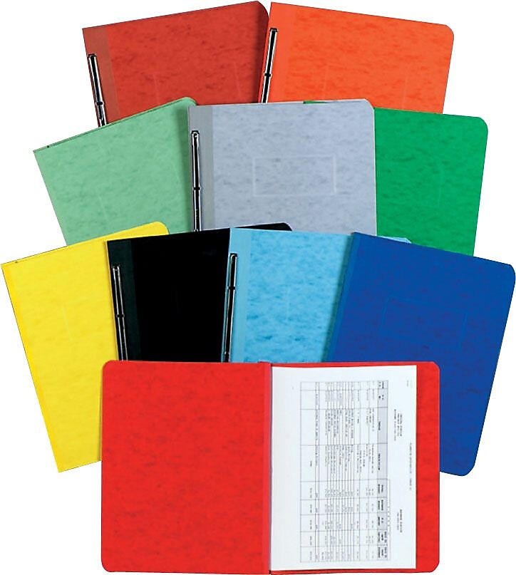 ACCO PRESSTEX® Report Cover Side Bound, Red, 8 1/2