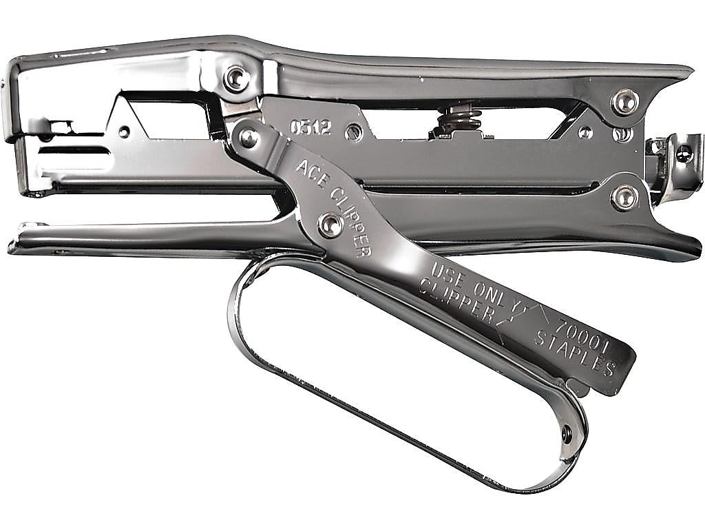 Ace Lightweight Clipper Stapler, 20 Sheet Capacity, Chrome