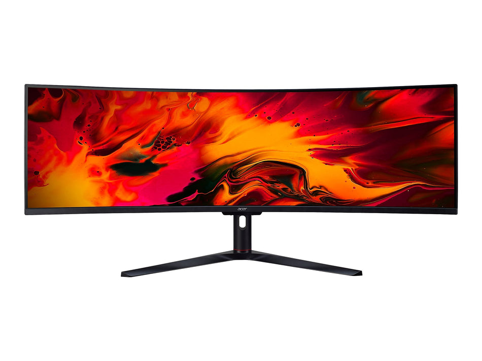 Acer Nitro EI491CR Sbmiiiphx 49" Curved 4K Ultra HD LED Monitor, Black